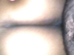 Fat ass cumming on my dick