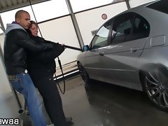 Fat ass plumper picked up and