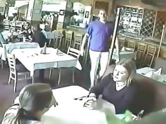 Testing women how react on big