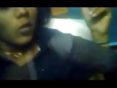 Desi babe smokes cigarette