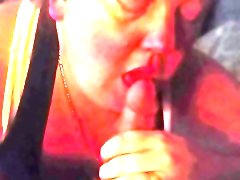 Hot bbw whore sucks my cock