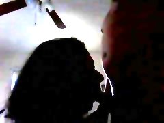 Fat girl sucks cock
