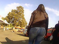 Phat mexican ass in tight