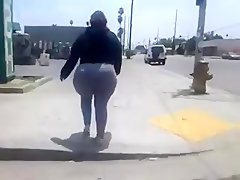 Big booty walking