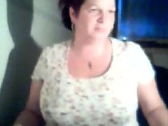 Her great breasts flashe on