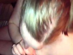 Big bbw swallows and sucks